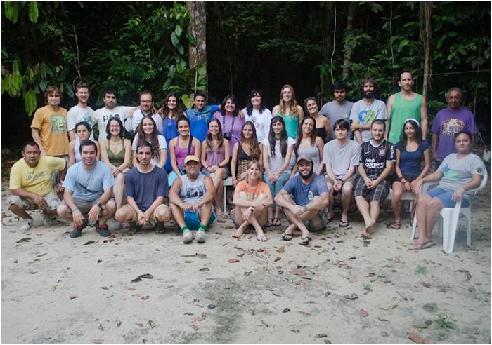 2013 Brazil banding course led by LABO co-directors Jared Wolfe and Erik Johnson. Photo by Pablo Elizondo.