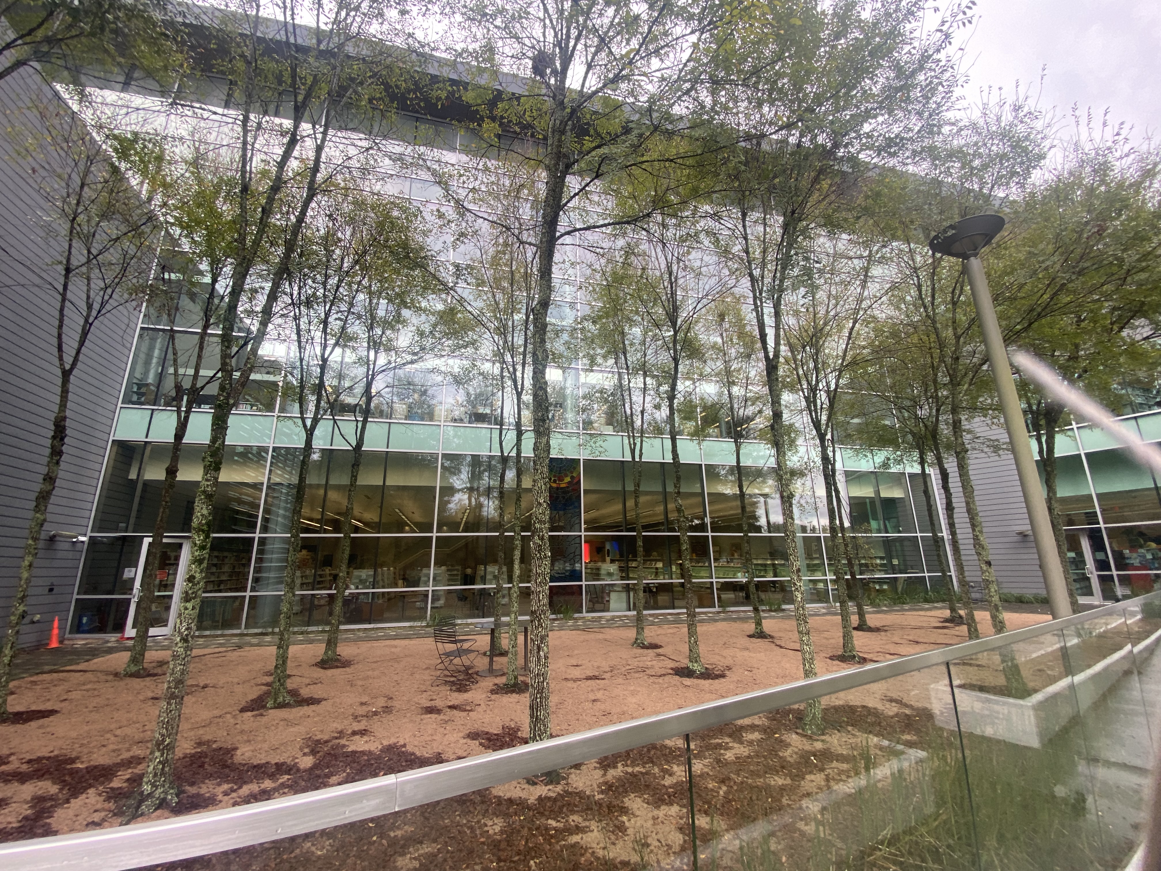 Exterior windows of the Main Goodwood East Baton Rouge Parish Library